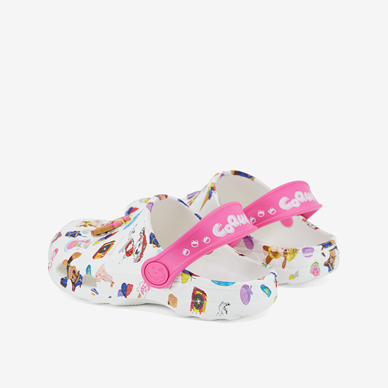 COQUI otr natikači LITTLE FROG 8701 691 3236 white lt. fuchsia pp skye + amulet