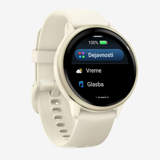 GARMIN športna ura VIVOACTIVE ® 6 010-02985-01 bone lunar gold