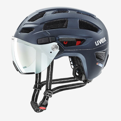 UVEX odr kolesarska čelada 41297703 FINALE VISOR V deep space matt