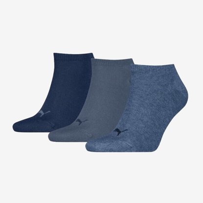 PUMA nogavice 701231277 460 SNEAKER 3 PACK denim blue