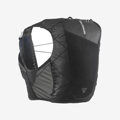 SALOMON nahrbtnik z bidonom 21774 ACTIVE SKIN 12  SET black