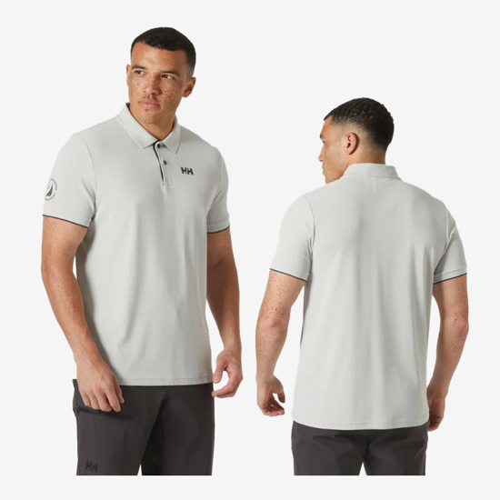 HELLY HANSEN m polo majica 34367 853 OCEAN POLO 2.0  grey fog