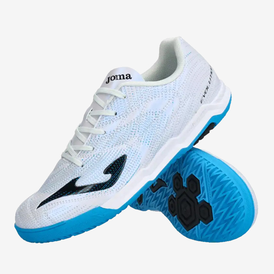 JOMA otr nogometni copati EVJW2532IN EVOLUTION JR white blue