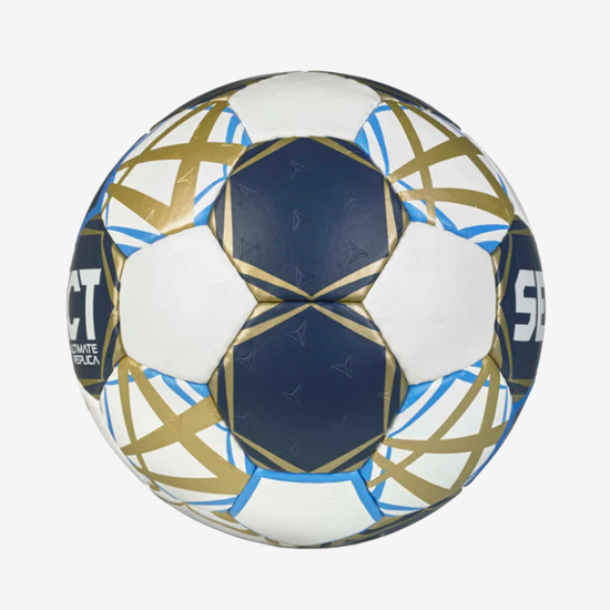 SELECT rokometna žoga ULTIMATE REPLICA CHAMPIONS LEAGUE V25 white gold