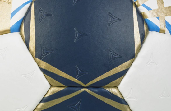 SELECT rokometna žoga ULTIMATE REPLICA CHAMPIONS LEAGUE V25 white gold