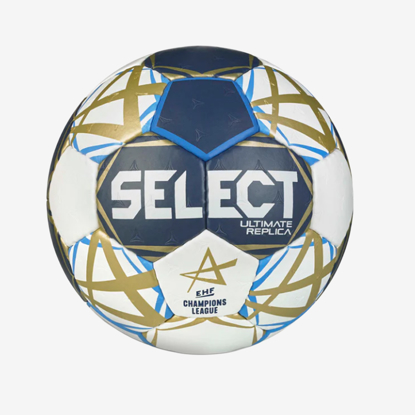 SELECT rokometna žoga ULTIMATE CHAMPIONS LEAGUE V25 white gold