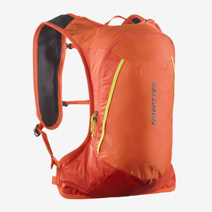 SALOMON nahrbtnik 21860 CROSS 12L dragon fire/cherry