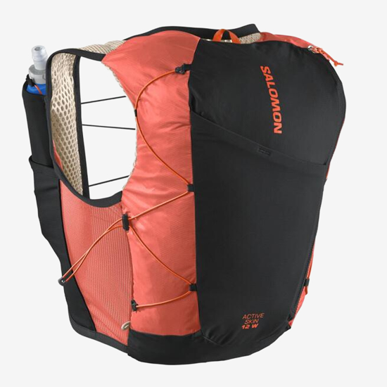 SALOMON nahrbtnik 26632 ACTIVE SKIN 12L WOMAN SET emerglow/black