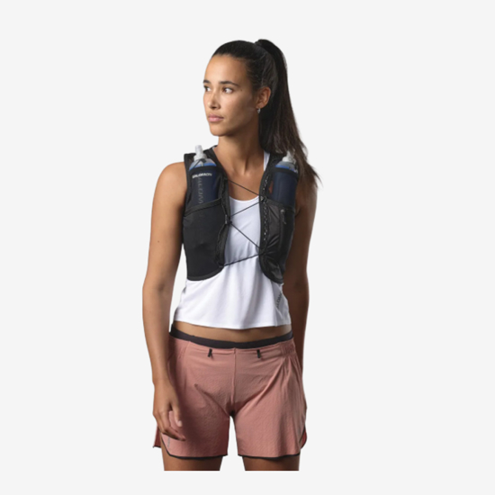 SALOMON nahrbtnik 21788 ACTIVE SKIN 4L WOMAN SET black metal