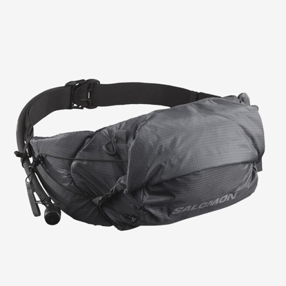 SALOMON pas torbica z bidonom 20932 CROSS SEASON WAIST BELT ebony/black