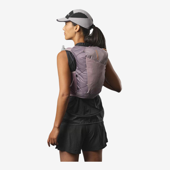 SALOMON nahrbtnik 21787 ACTIVE SKIN 12L WOMAN SET quail/moonscape