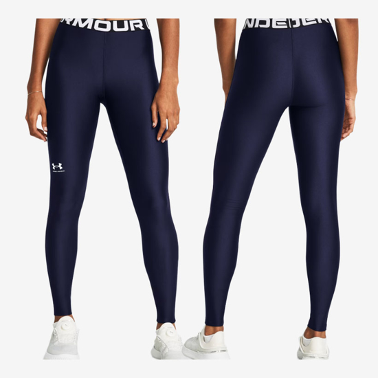 UNDER ARMOUR ž legice 1383559-410 HEATGEAR LEGGINGS midnight navy white