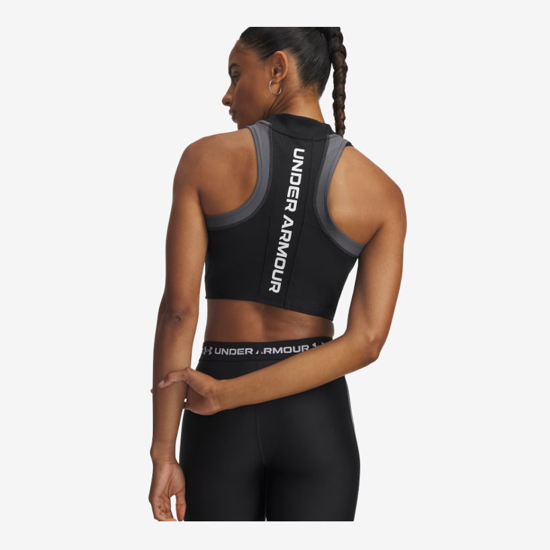 UNDER ARMOUR ž majica 6003985-001 HEATGEAR® RIB black castlerock white