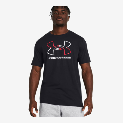 UNDER ARMOUR m majica 1382915-001 FOUNDATION black red white