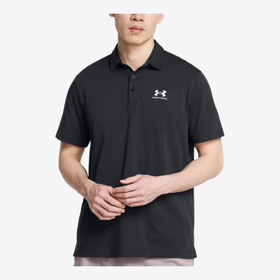 UNDER ARMOUR m golf majica 1386608-001 ICON black white