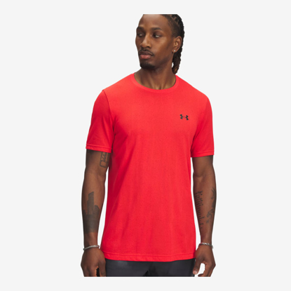 UNDER ARMOUR m majica 1388129-713 VANISH SEAMLESS SHORT SLEEVE racer red black