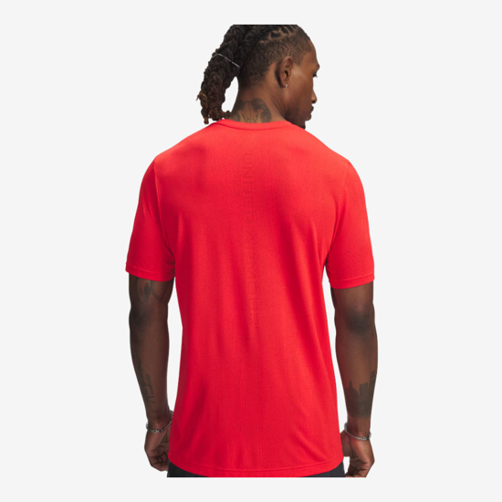 UNDER ARMOUR m majica 1388129-713 VANISH SEAMLESS SHORT SLEEVE racer red black