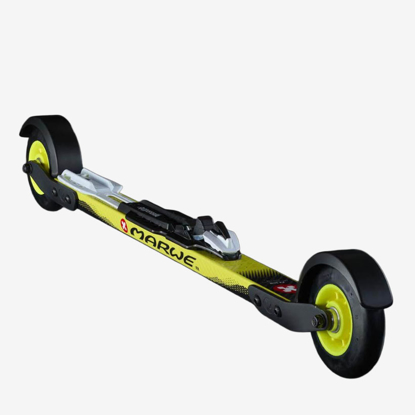 MARWE tekaške rolke za poletni tek na smučeh SET z vezmi SKATING 620 FXM US6 MEDIUM+RSSK yellow