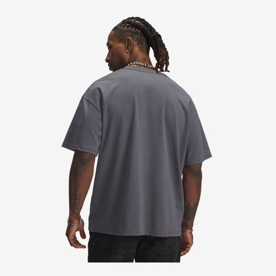 UNDER ARMOUR m majica 6005150-025 U LOGO HEAVYWEIGHT SHORT SLEEVE castlerock white