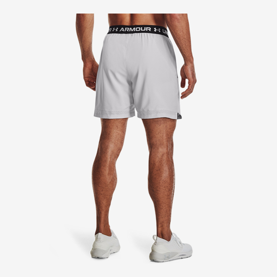 UNDER ARMOUR m hlače 1373718-014 VANISH WOVEN 6'' SHORTS halo gray black