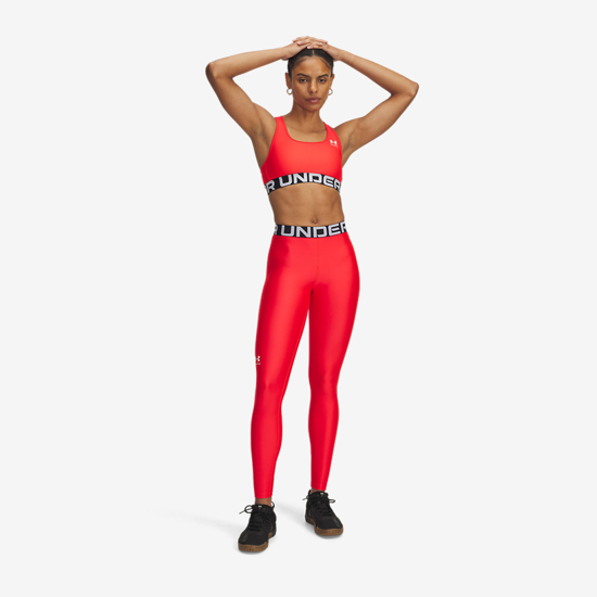 UNDER ARMOUR ž legice 1383559-713 HEATGEAR LEGGINGS racer red