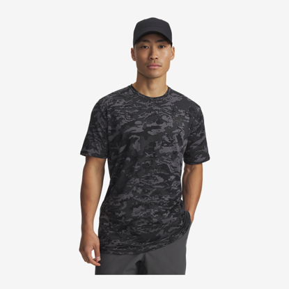 UNDER ARMOUR m majica 1357727-026 ABC CAMO SHORT SLEEVE castlerock black