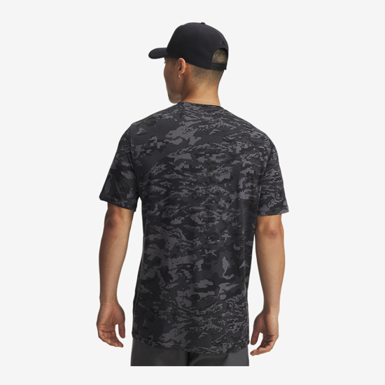 UNDER ARMOUR m majica 1357727-026 ABC CAMO SHORT SLEEVE castlerock black