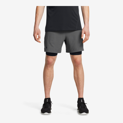 UNDER ARMOUR m hlače 1373764-025  VANISH WOVEN 2IN1 SHORTS grey