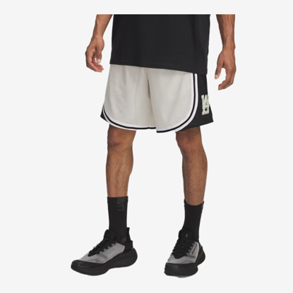 UNDER ARMOUR m hlače 6004087-110 COURTSIDE SHORTS summit white black