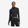 UNDER ARMOUR ž jopica 6007093-001 MERIDIAN SUEDE EFFECT FULL-ZIP black