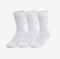 UNDER ARMOUR nogavice TRAINING COTTON CREW SOCKS white