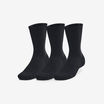 UNDER ARMOUR nogavice 1386311-001 TRAINING COTTON CREW SOCKS black