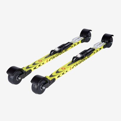 MARWE tekaške rolke za poletni tek na smučeh SET z vezmi CLASSIC CL700 ALR SC6 R + RTFCL yellow