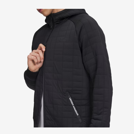 UNDER ARMOUR m jopica 6003869-001 UNSTOPPABLE FLEECE TEXTURED FULL ZIP black