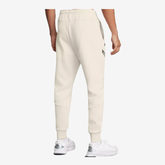 UNDER ARMOUR m hlače 1389353-110 UNSTOPPABLE FLEECE JOGGERS summit white