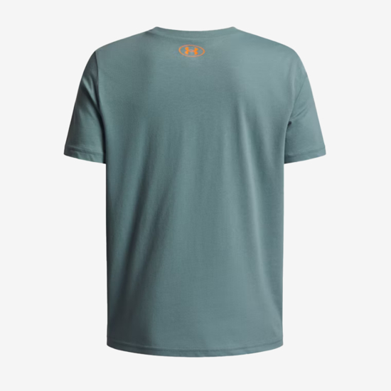 UNDER ARMOUR otr majica 6005069-323 OVERLAY WORDMARK BOY'S SHORT SLEEVE serpentine blaze orange