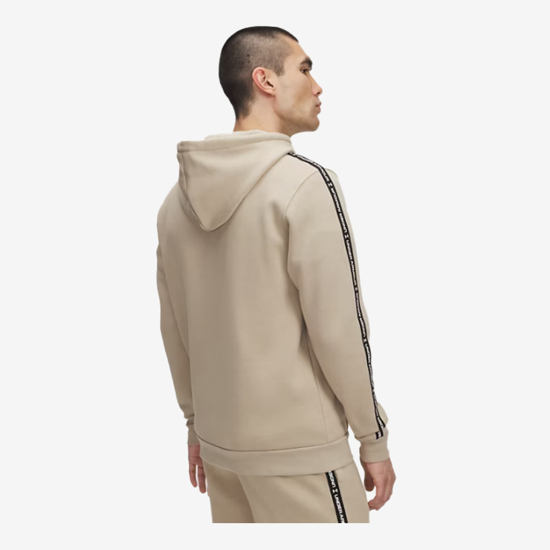 UNDER ARMOUR m kapucar 1389356-299 ICON FLEECE HD TAPING HOODIE city khaki white