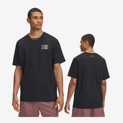 UNDER ARMOUR m majica 6004173-001 TRIPLE STACK black dawnpur