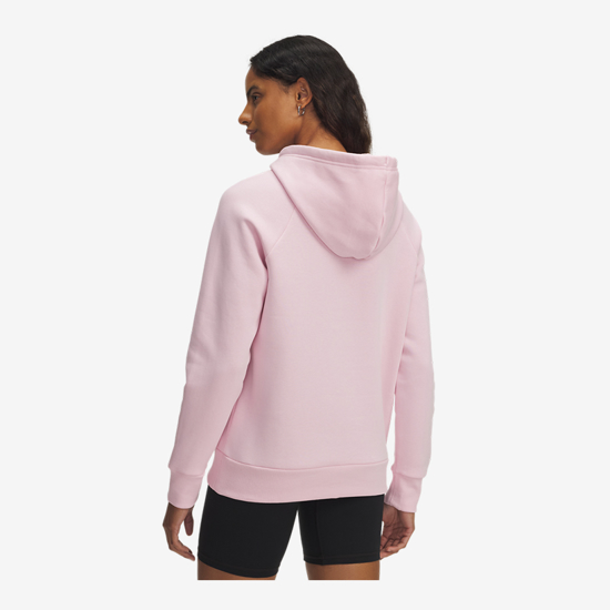 UNDER ARMOUR ž kapucar 6003710-647 RIVAL FLEECE SHIMMER HOODIE prime pink