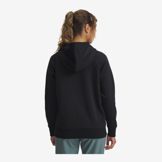 UNDER ARMOUR ž kapucar 6003710-007 RIVAL FLEECE SHIMMER HOODIE black iride