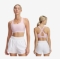 UNDER ARMOUR ž trening top MID CROSSBACK SPORTS BRA prime pink
