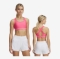 UNDER ARMOUR ž trening top MID CROSSBACK SPORTS BRA super pink white