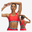 UNDER ARMOUR ž trening top 1383544-713 HEATGEAR ARMOUR MID BRANDED SPORTS BRA racer red