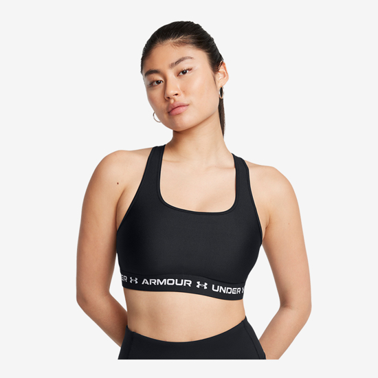 UNDER ARMOUR ž trening top 1361034-006 MID CROSSBACK SPORTS BRA black