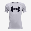 UNDER ARMOUR otr majica 1363283-011 TECH BIG LOGO SHORT SLEEVE mod gray light heather black