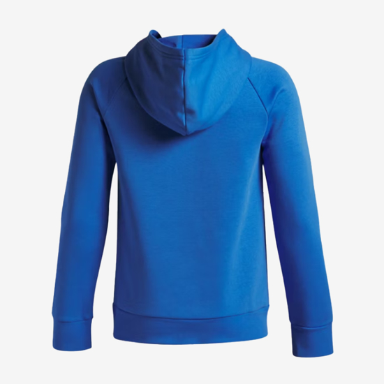 UNDER ARMOUR otr kapucar 1379791-452 RIVAL FLEECE BIG LOGO BOY'S HOODIE blue atlantis white