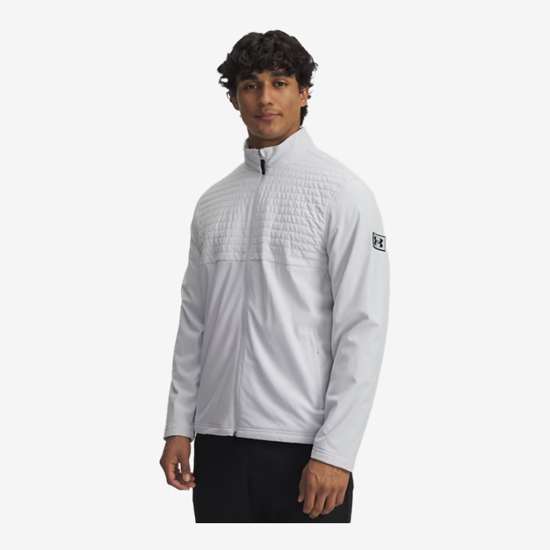 UNDER ARMOUR m golf jakna 6005669-014 DRIVE PRO FULL ZIP MEN'S GOLF TOP hallo grey black