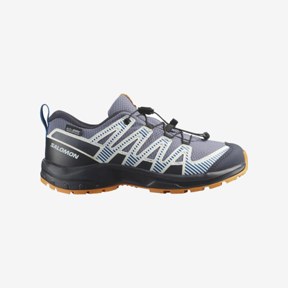 SALOMON otr copati 478570 XA PRO V8 WP J grisaille dark blue turmeric