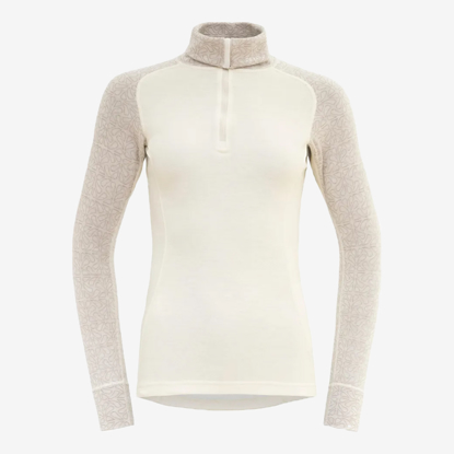 DEVOLD ž perilo majica 328 244 010 DUO ACTIVE MERINO 205 ZIP raw white