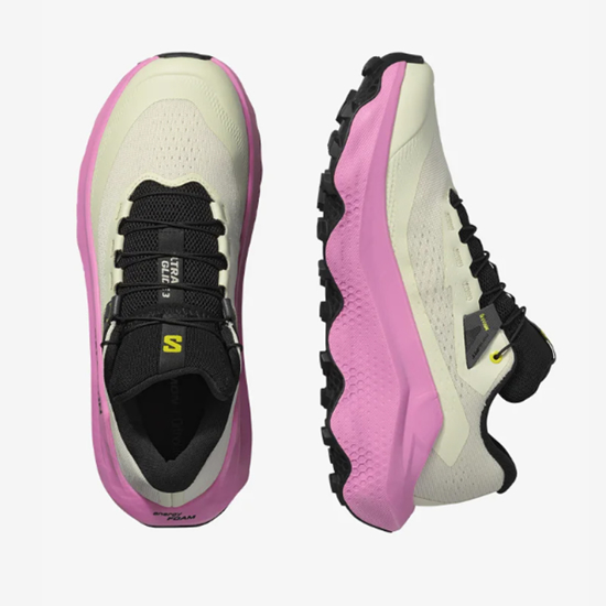 SALOMON ž trail copati 478745 ULTRA GLIDE 3 almond milk/cyclamen